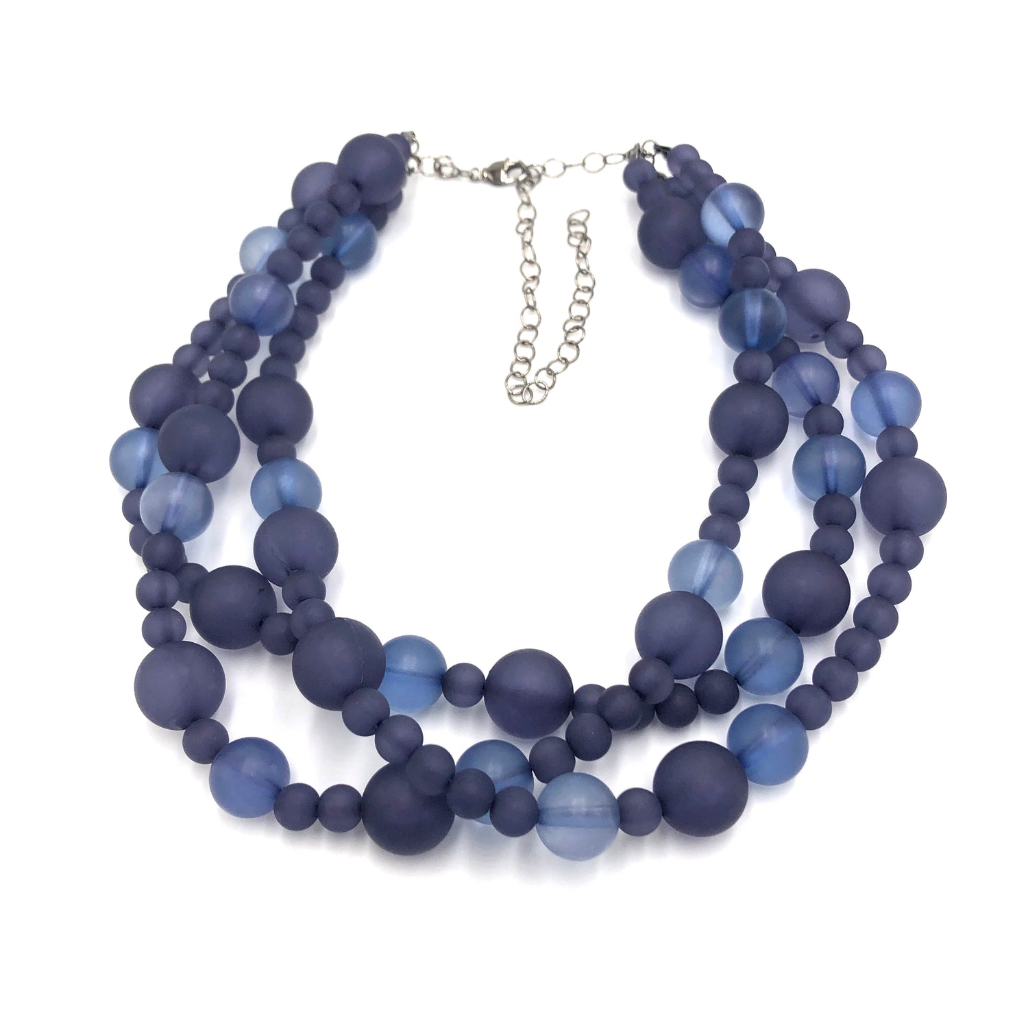 dark blue necklace