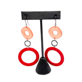 Coral Olivia Earrings