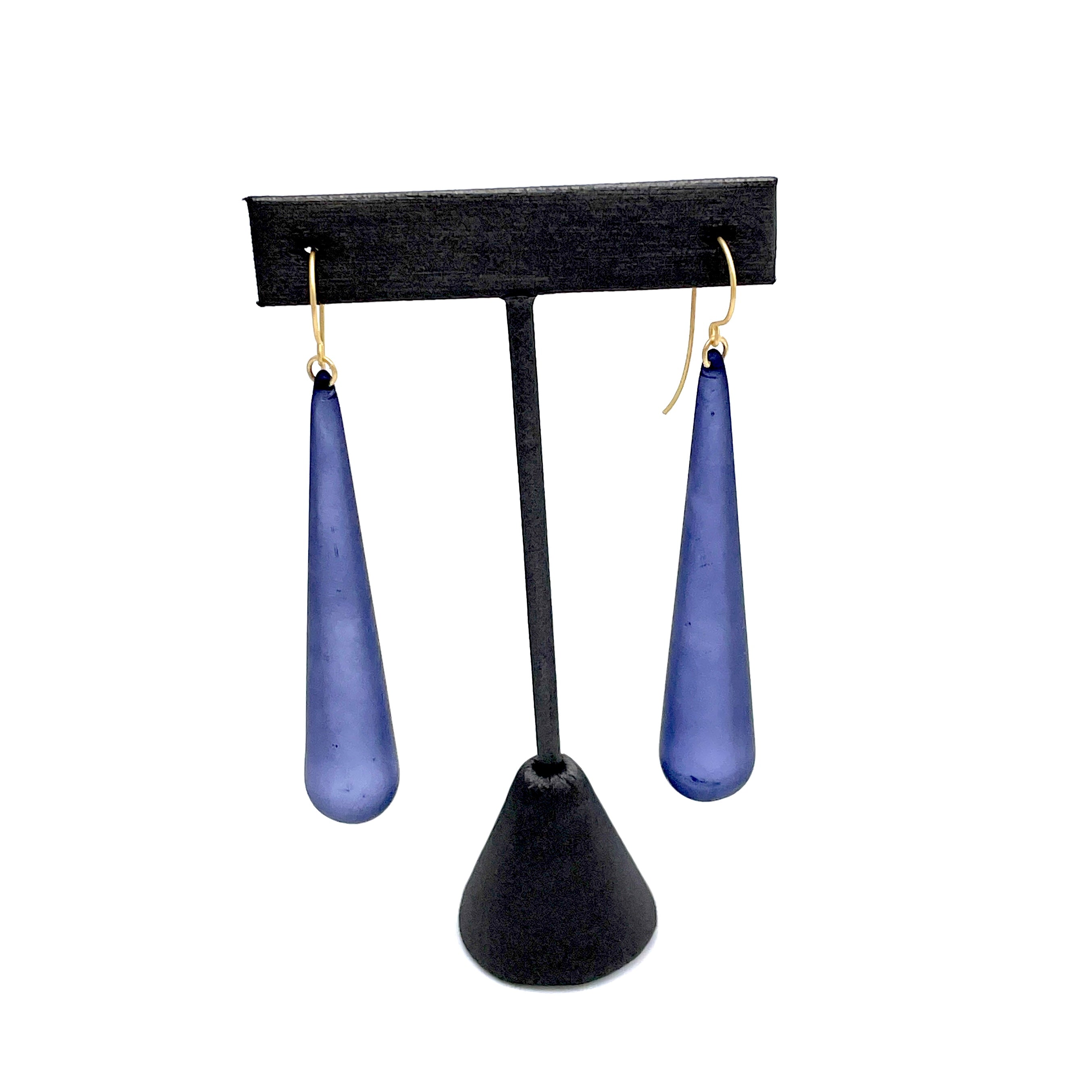 Blue Drop Earrings