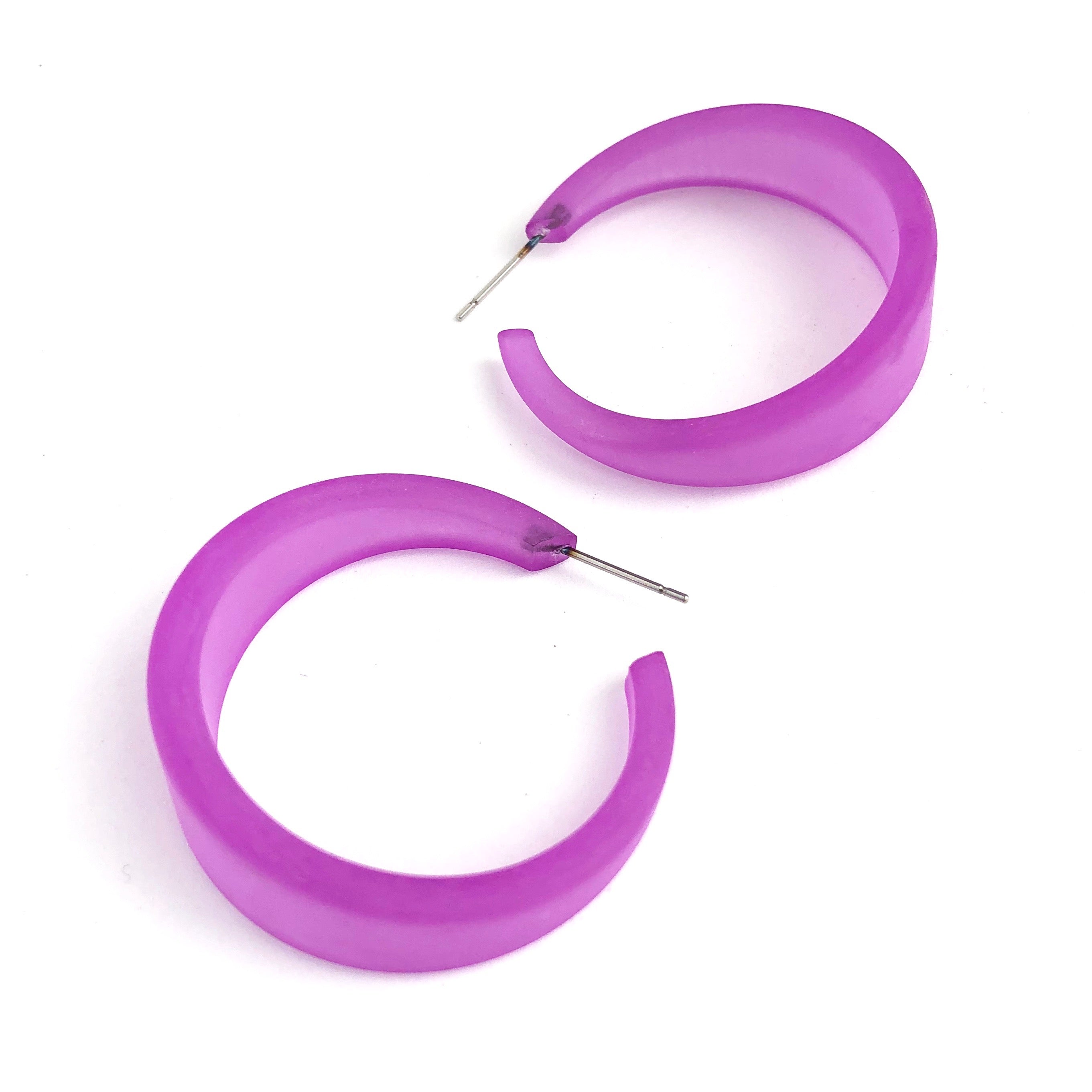 light violet emily hoops