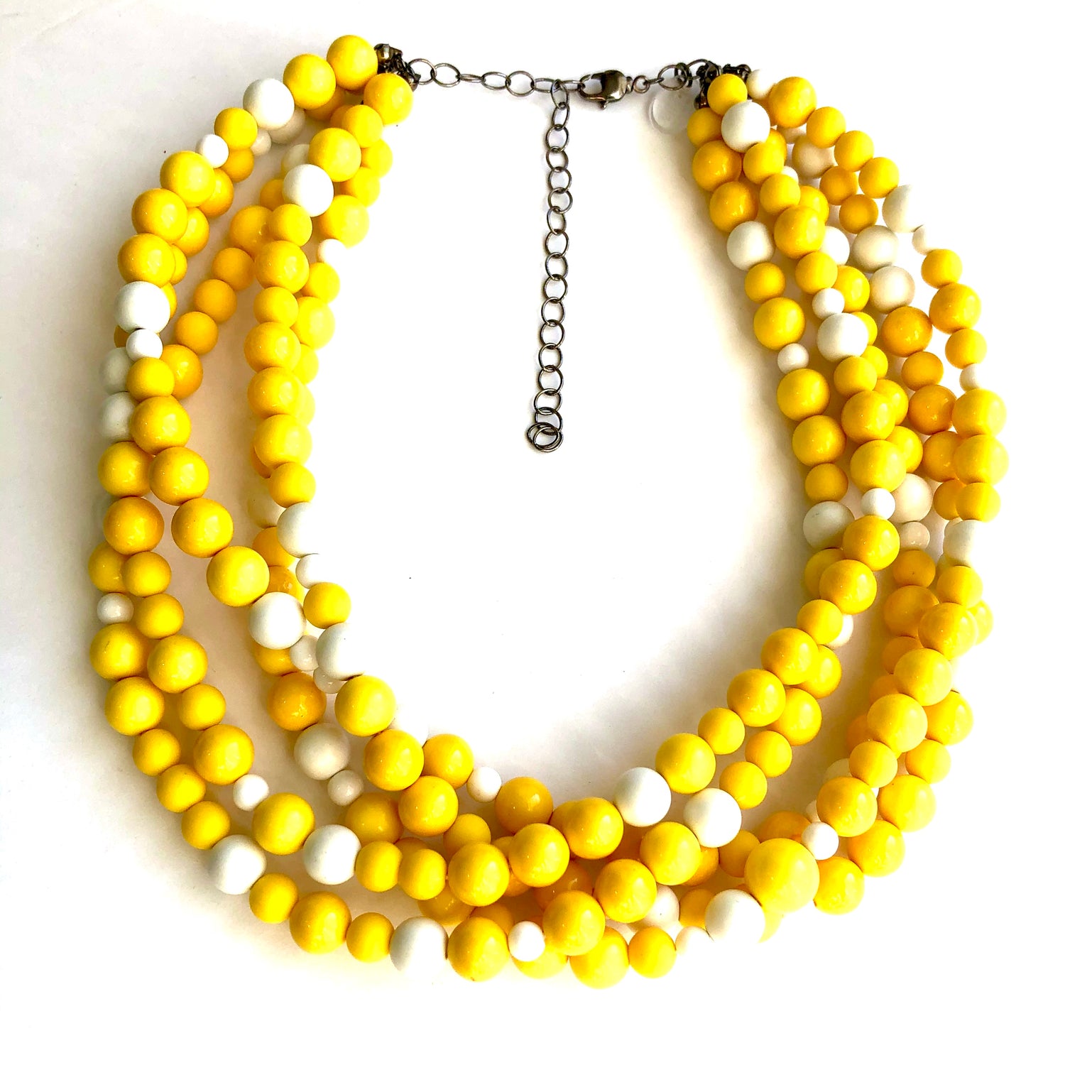 yellow sylvie necklace