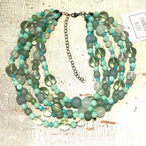 light green necklace