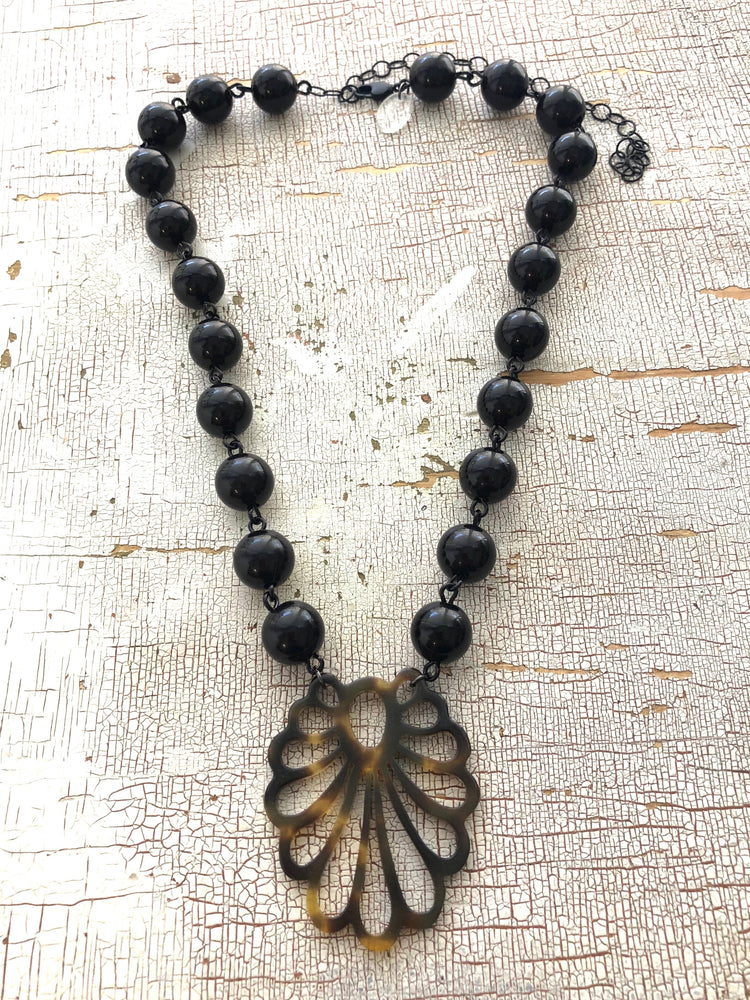 tortoise feather necklace
