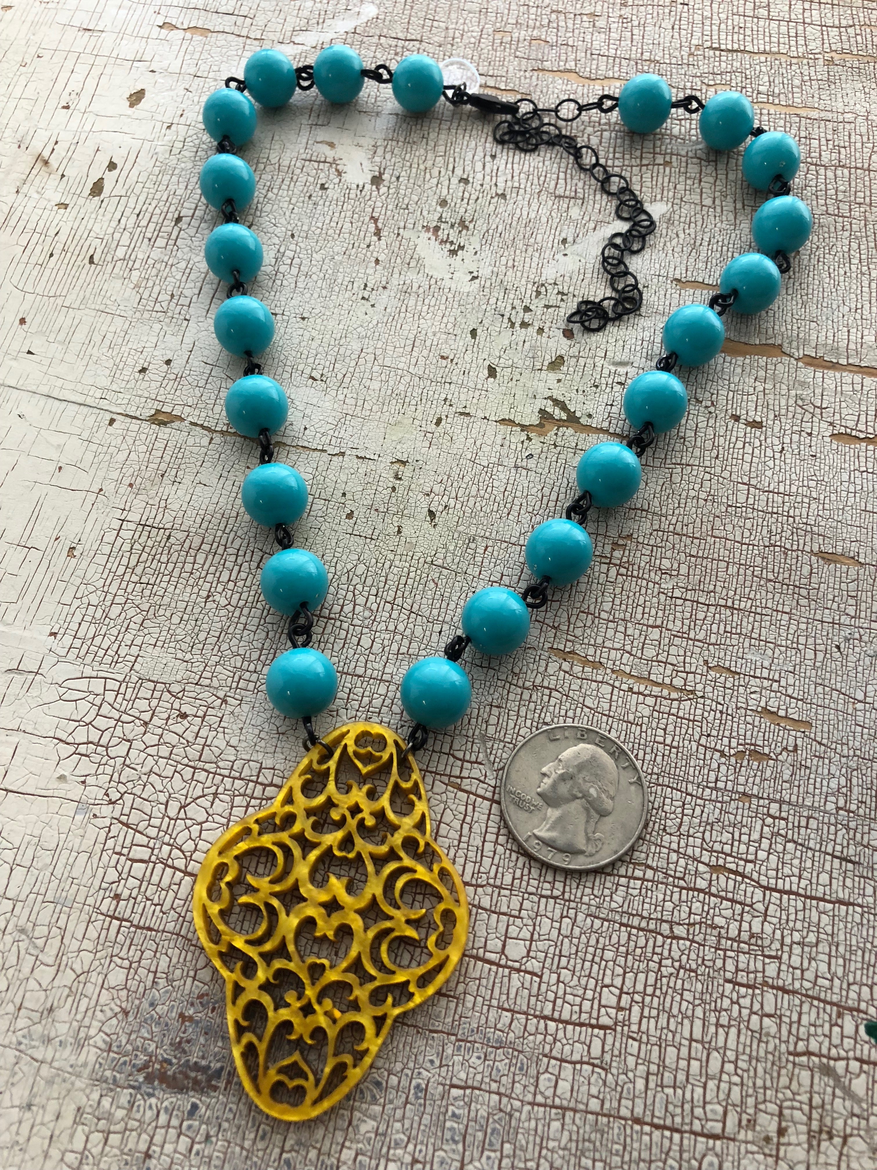 turquoise aleta necklace