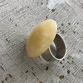 marbled lucite cocktail ring