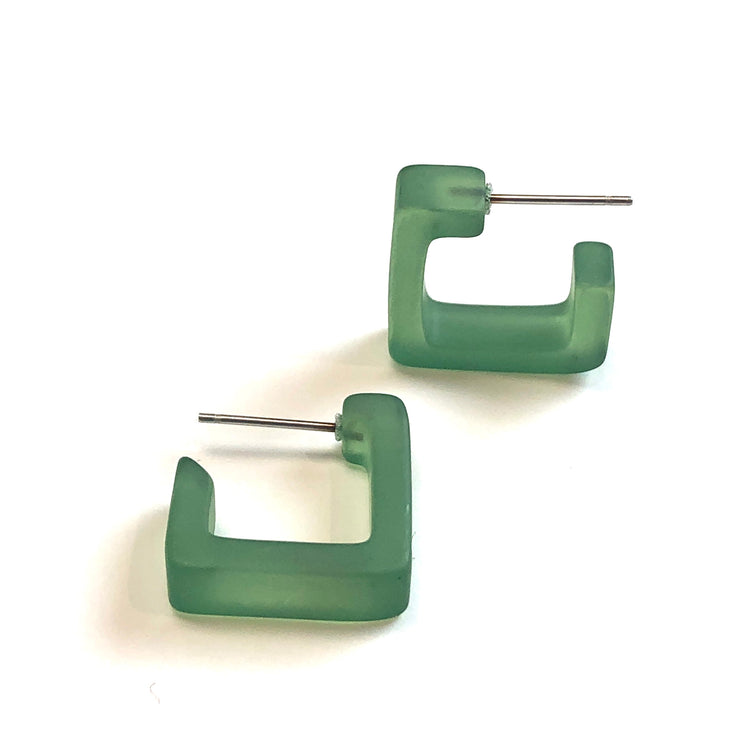 small square earrings