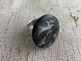 gray cocktail ring
