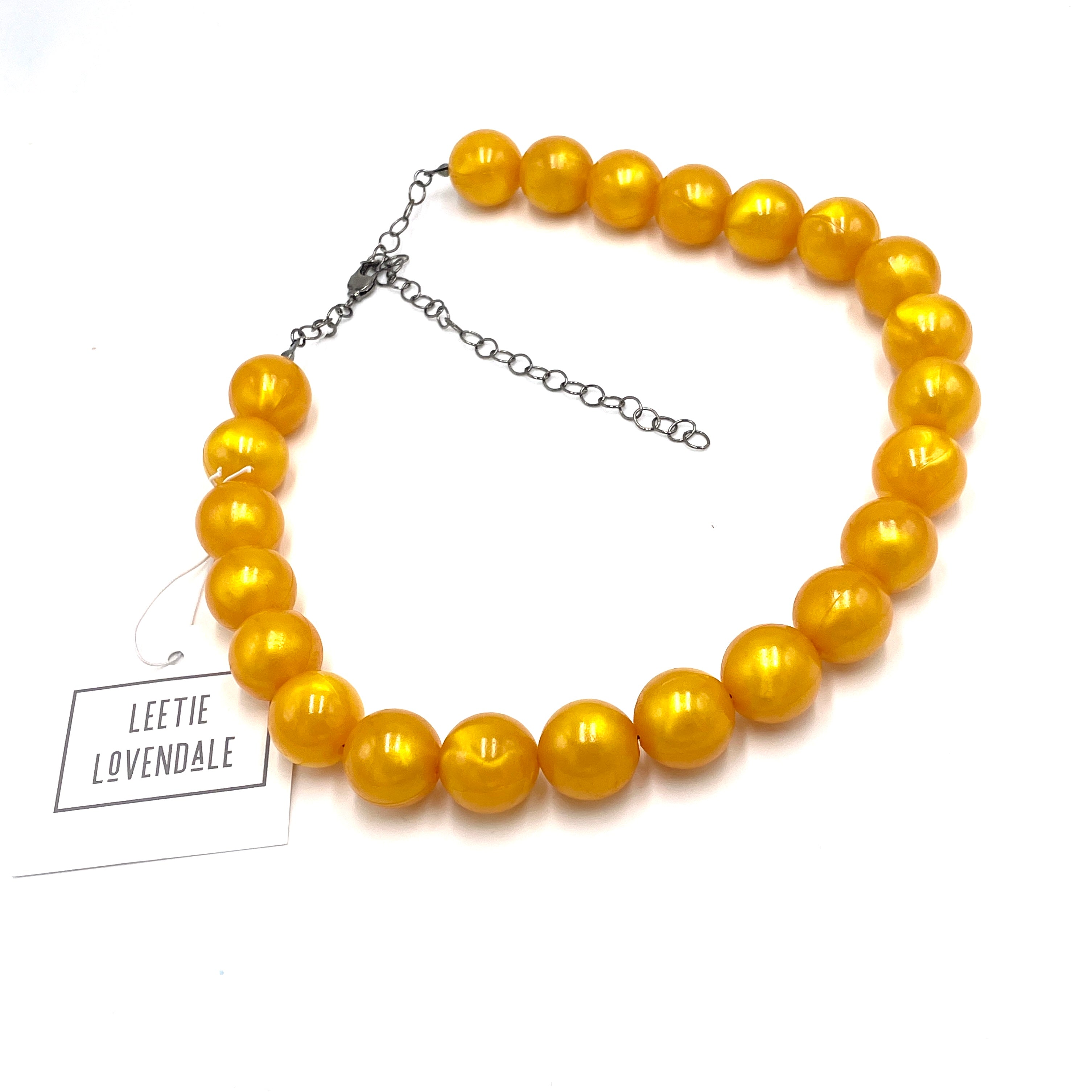 Vintage yellow lucite