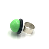 lime green ring