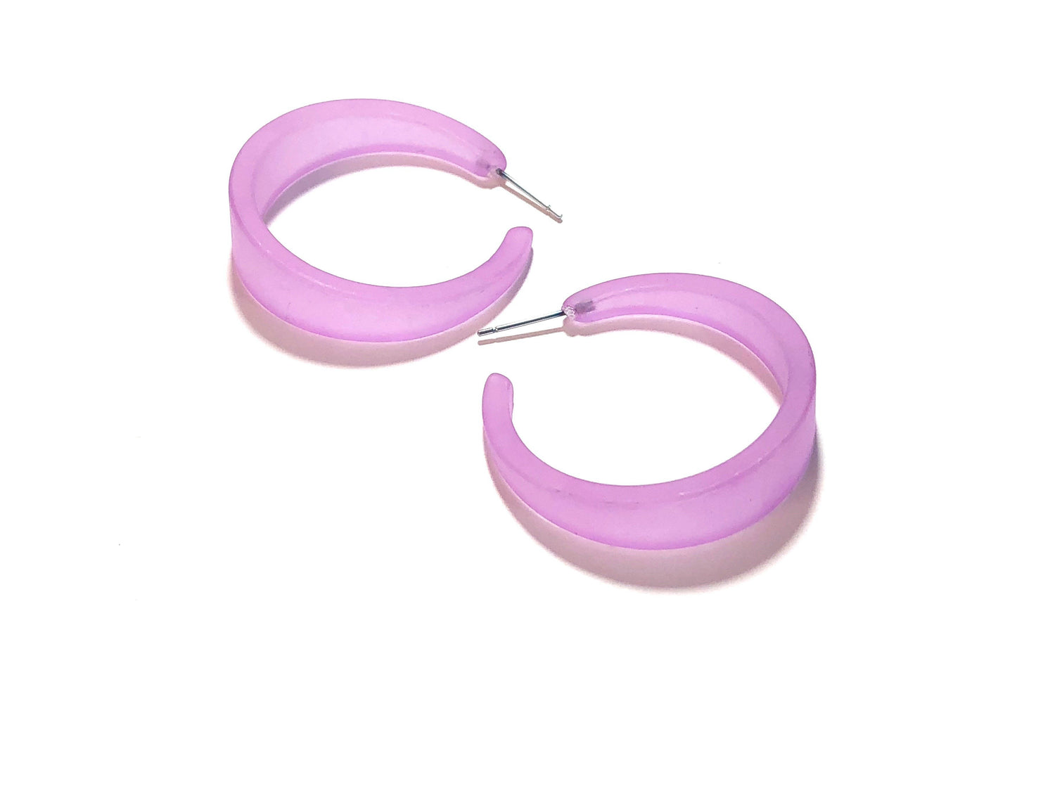 lilac emily hoops
