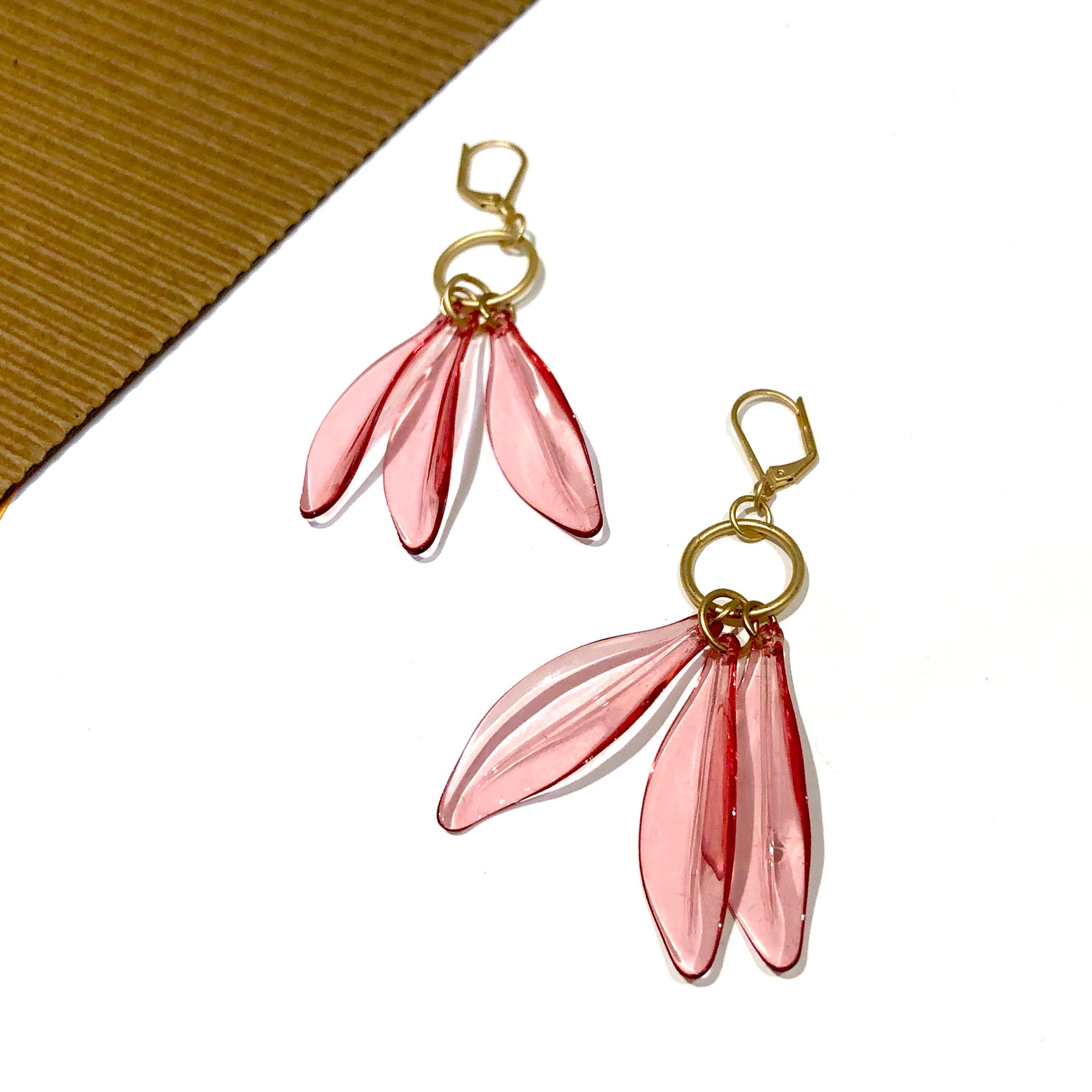 Cranberry Dream Drop Earrings