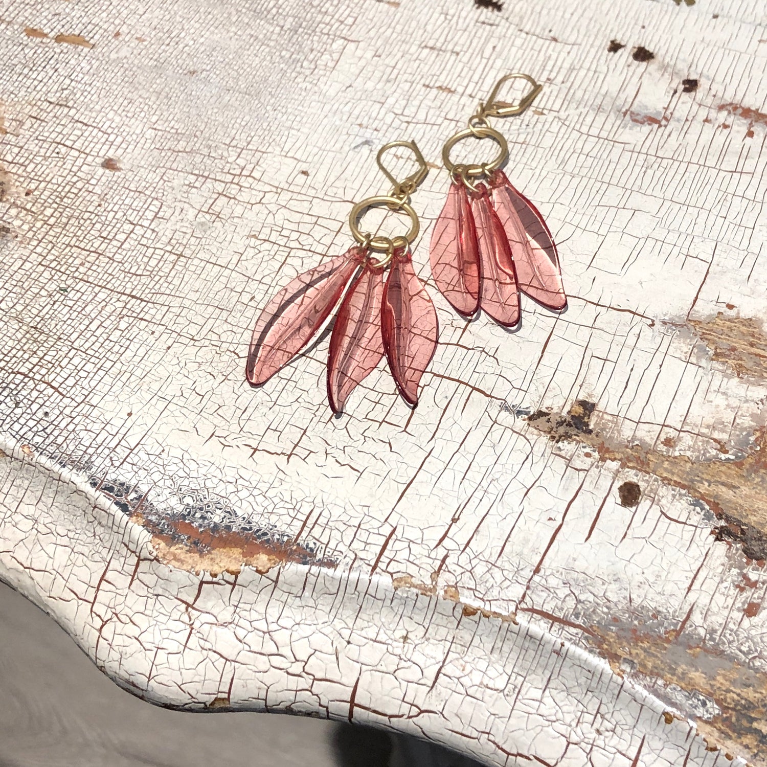 Cranberry Dream Drop Earrings