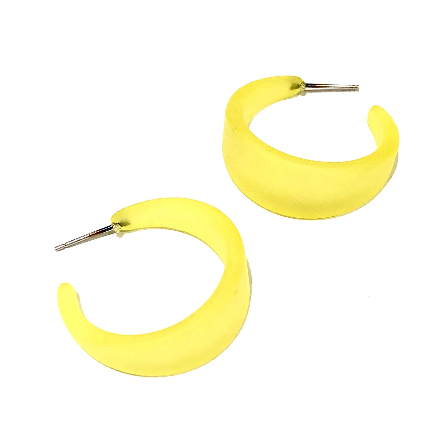 bright yellow hoops