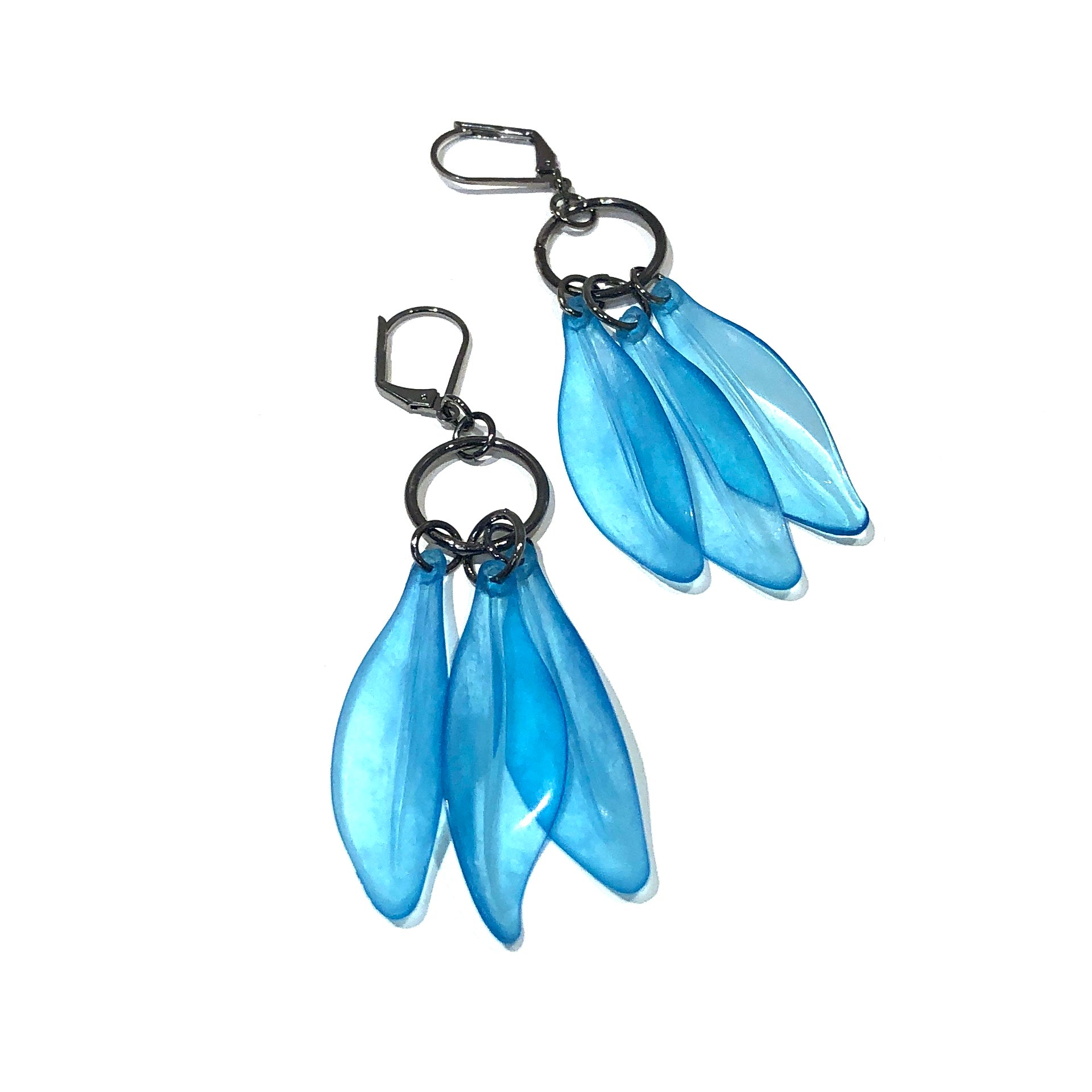 Aqua Blue Dream Drop Earrings