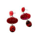 Red Trinket Earrings