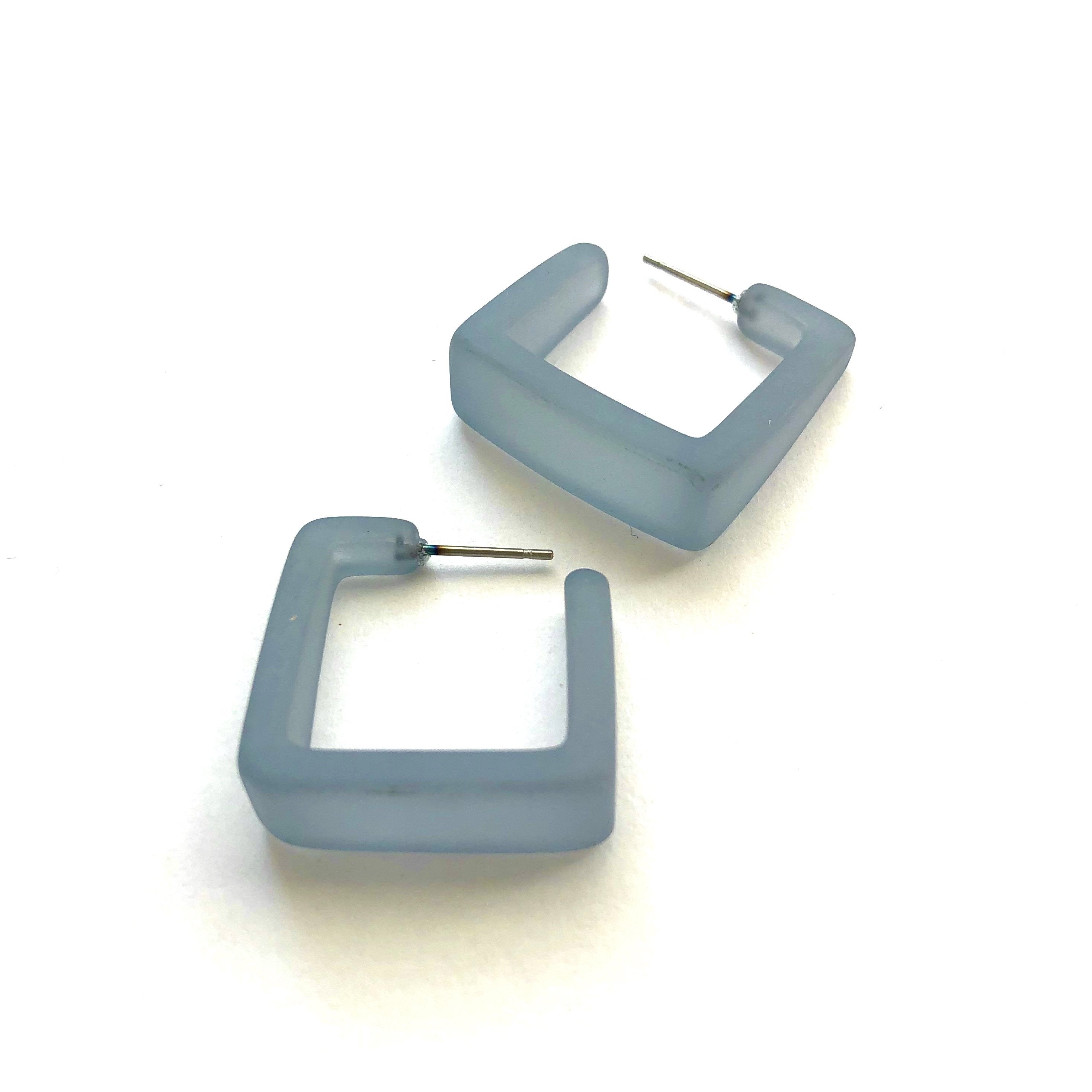 teal blue hoops square
