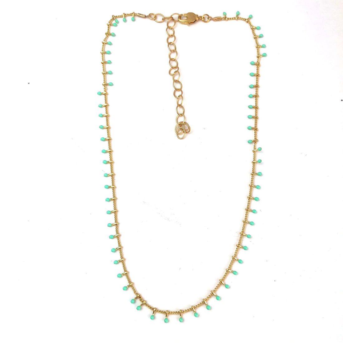 gold dainty necklace