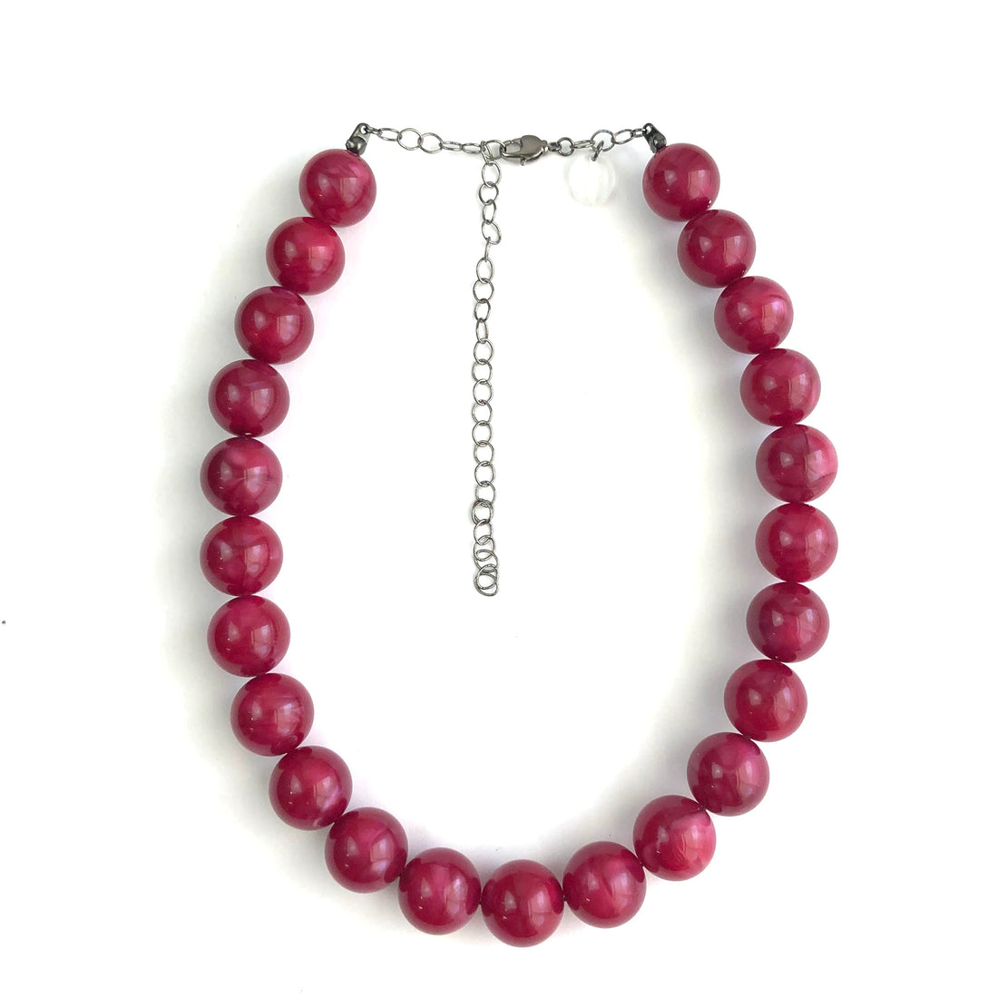 dark red glow necklace