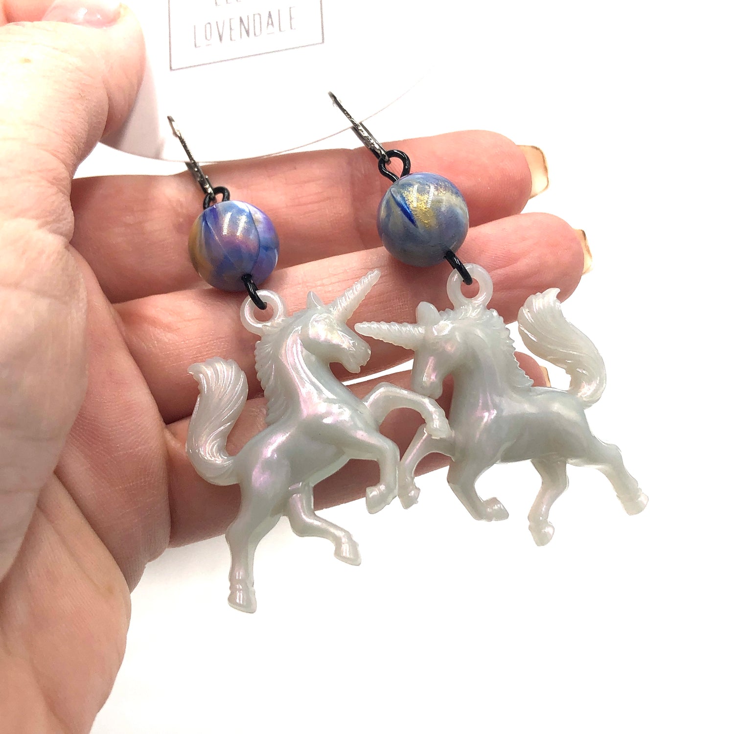 unicorn fantasy earrings