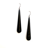 long black teardrop earrings