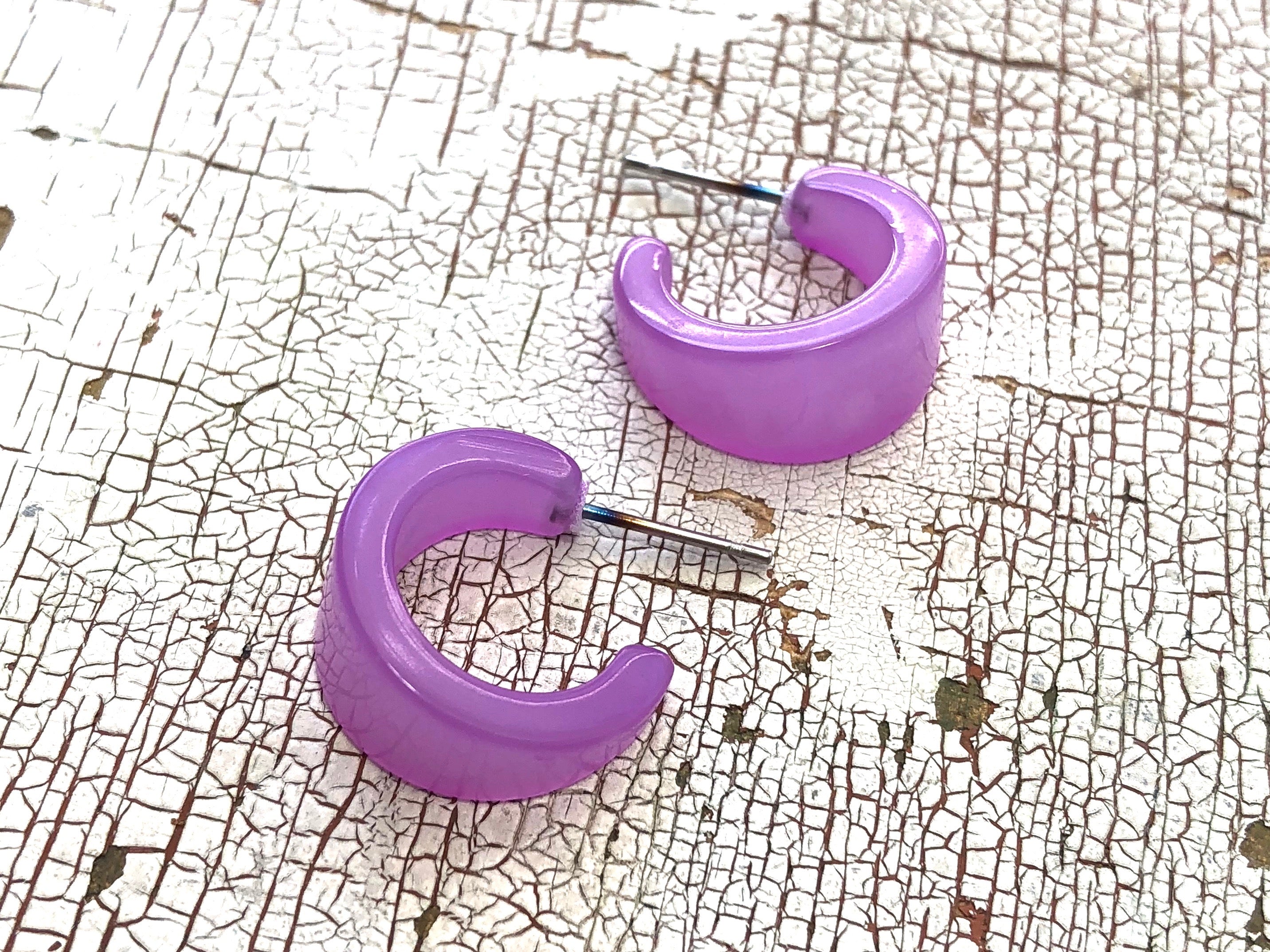 lavender hoops