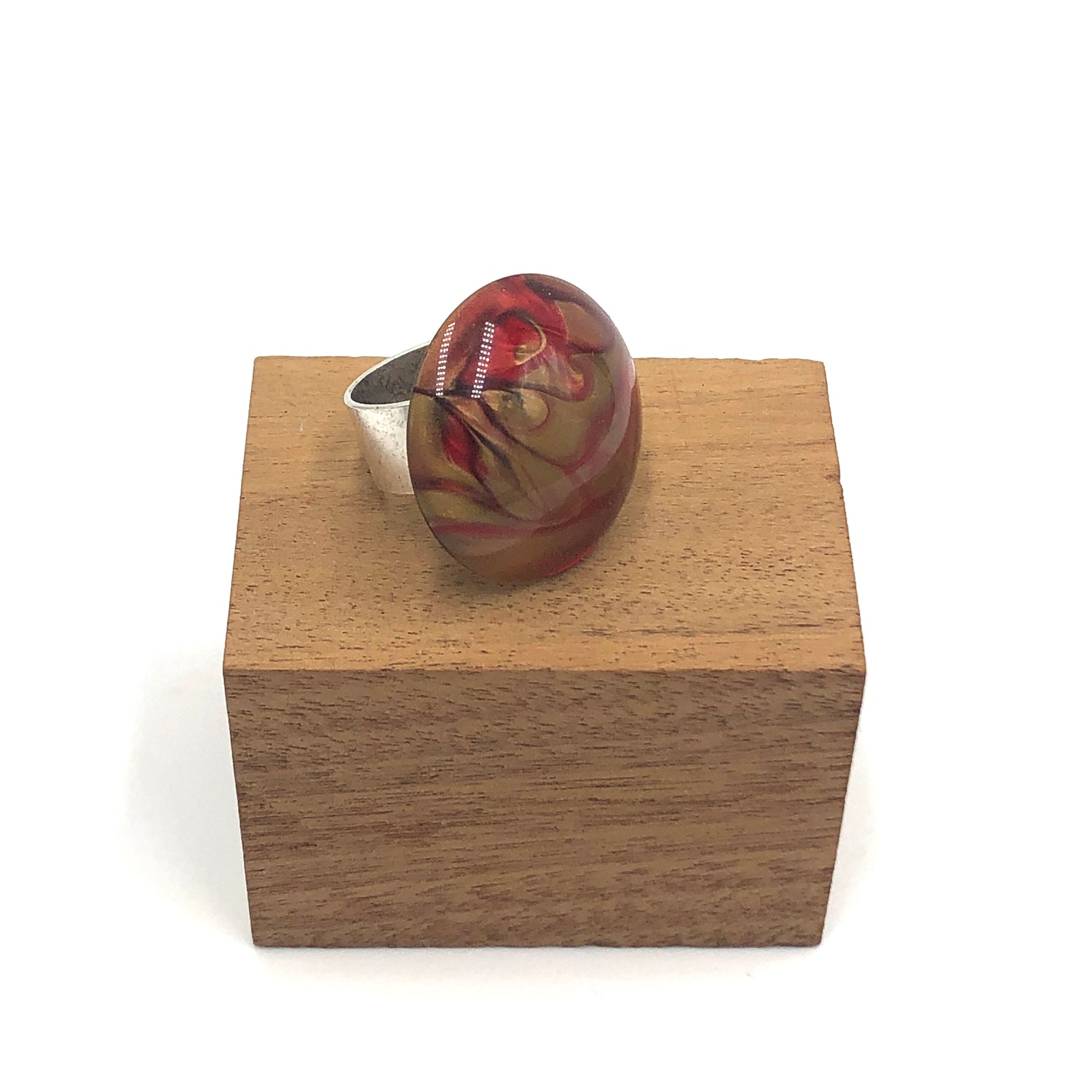 red gold ring