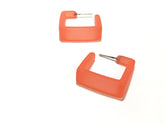 coral square hoops