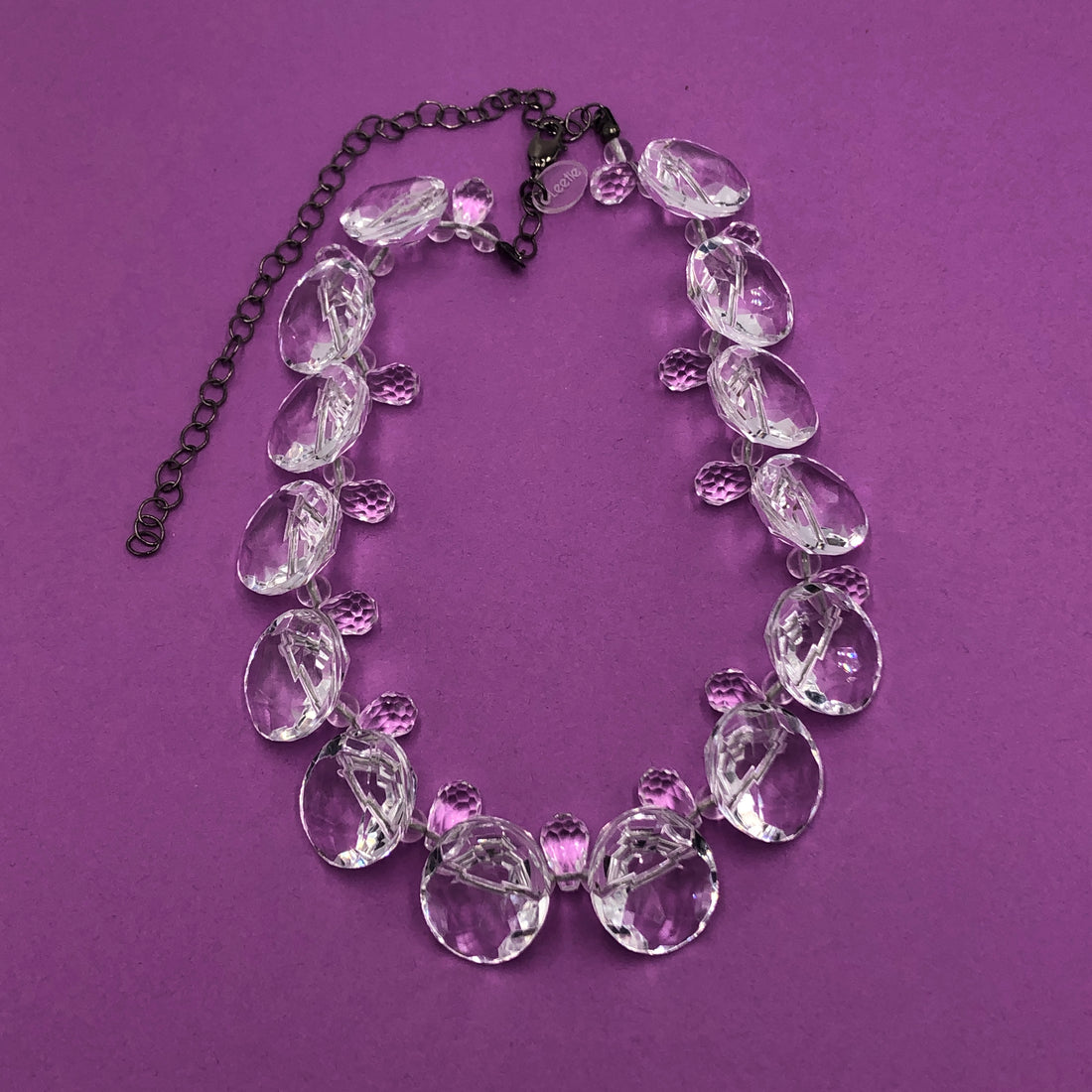 faceted chunky necklace
