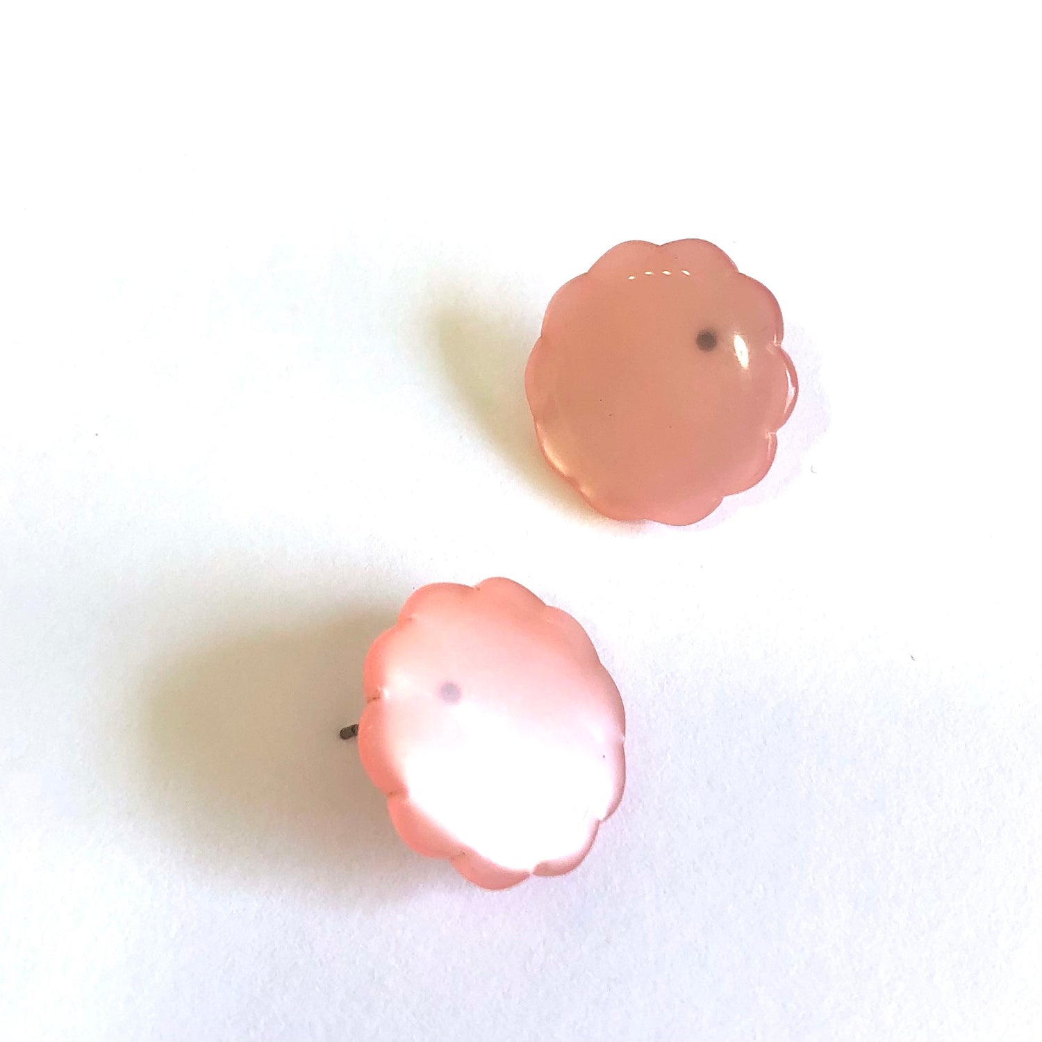 Pink Moonglow Daisy Stud Earrings