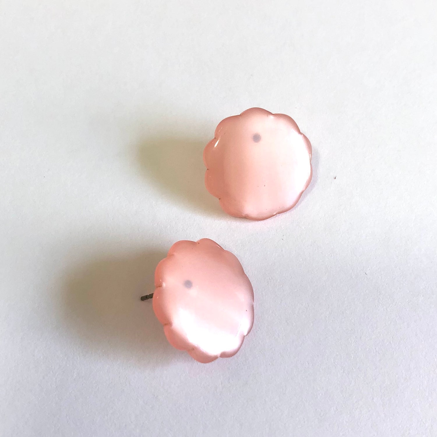 Pink Moonglow Daisy Stud Earrings