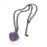 lilac pendant necklace