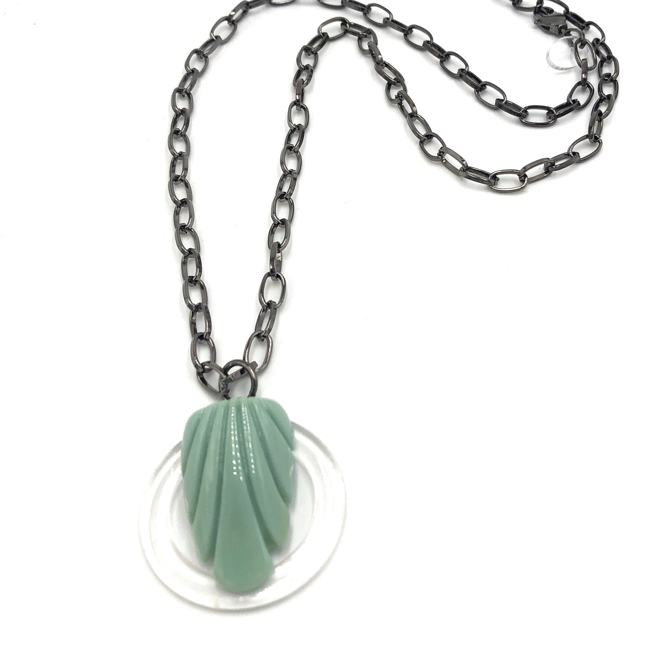 green pendant necklaces