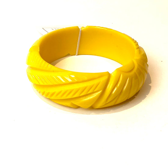 bright yellow bracelet