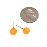 light orange earrings