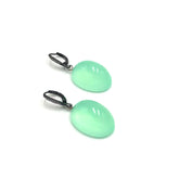 cubic zirconia green earrings