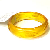 yellow bangle bracelet