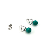 leetie green earrings