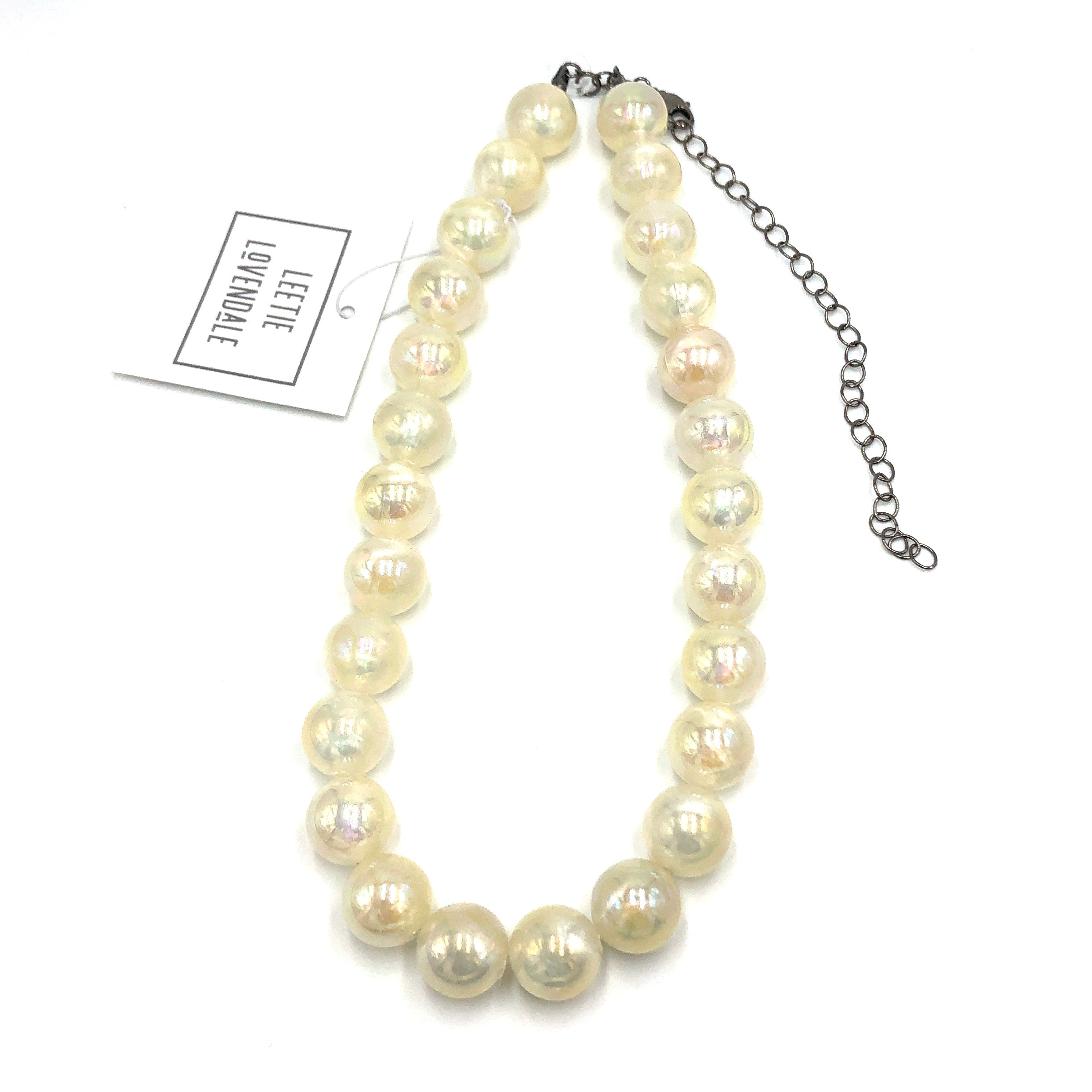 big pearl necklace