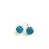 turquoise flower studs