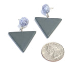 geometric statement earrings