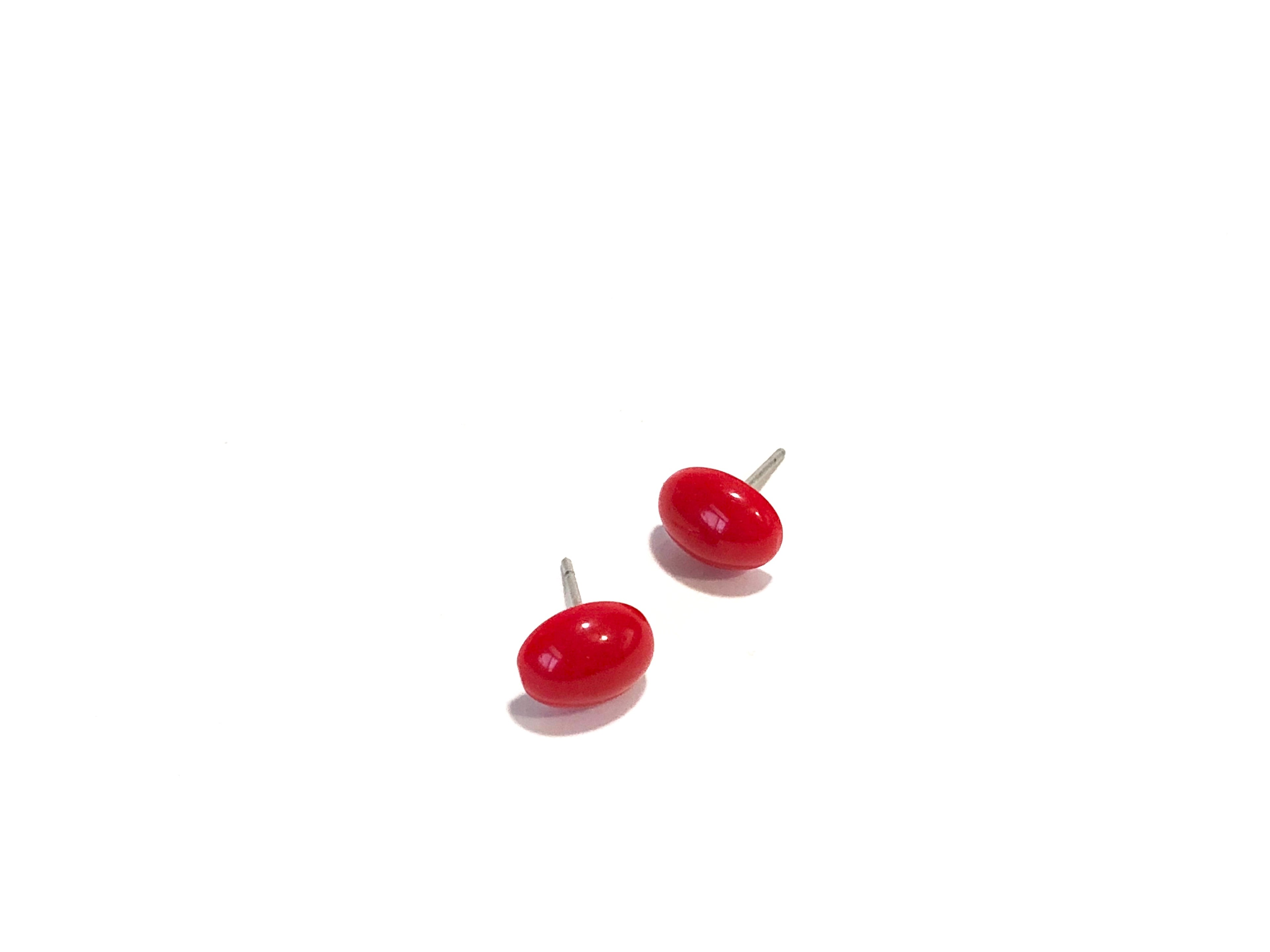 cherry red studs