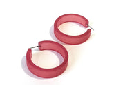 big cranberry frosted hoops