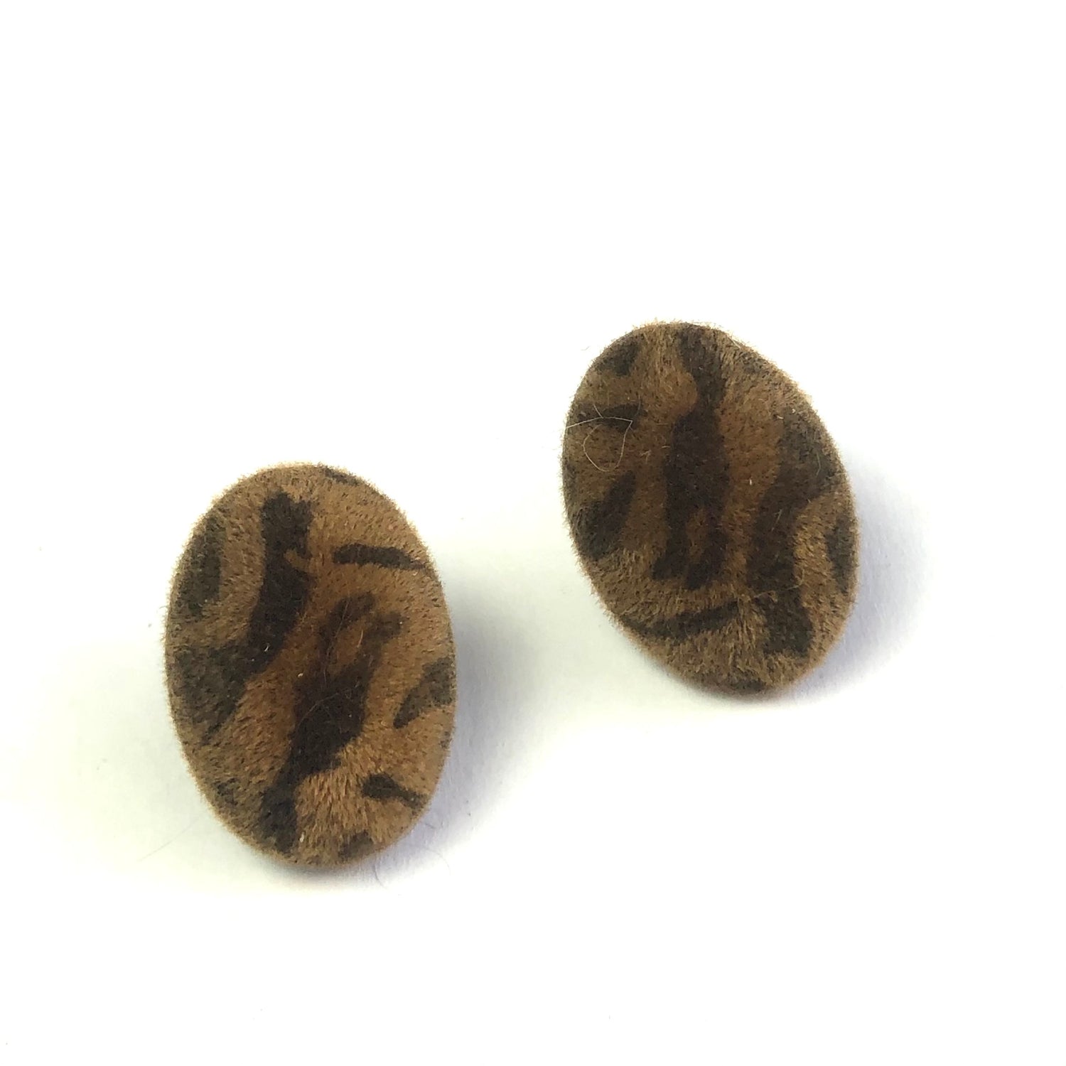 tiger striped earrings