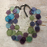 blue green necklace