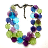 stained glass necklace