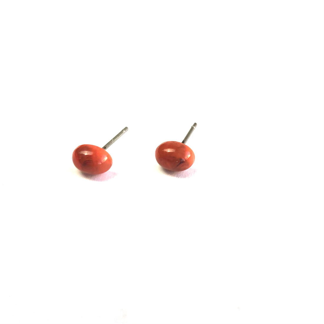 tiny coral studs