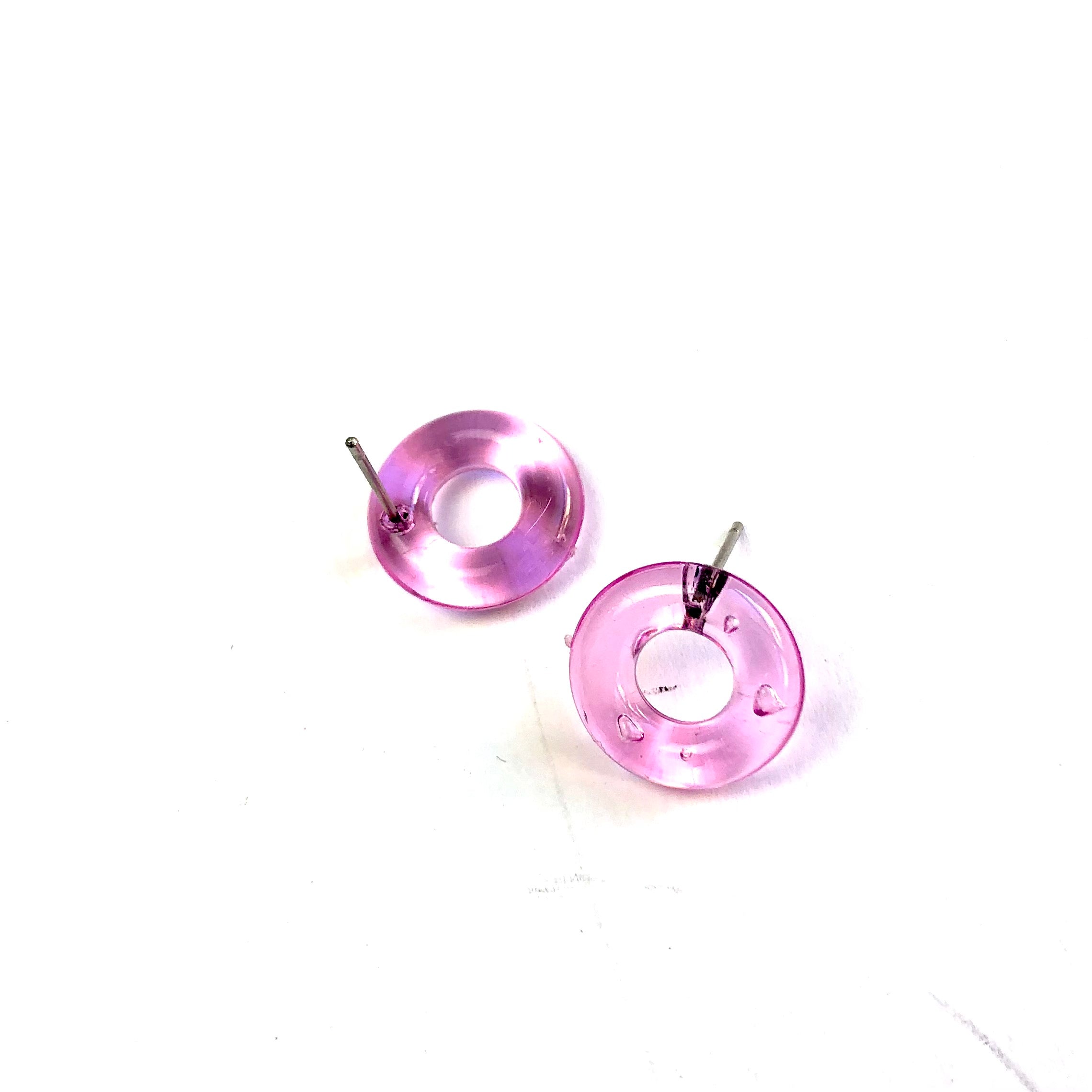 small pink studs