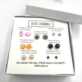 gift box stud earrings