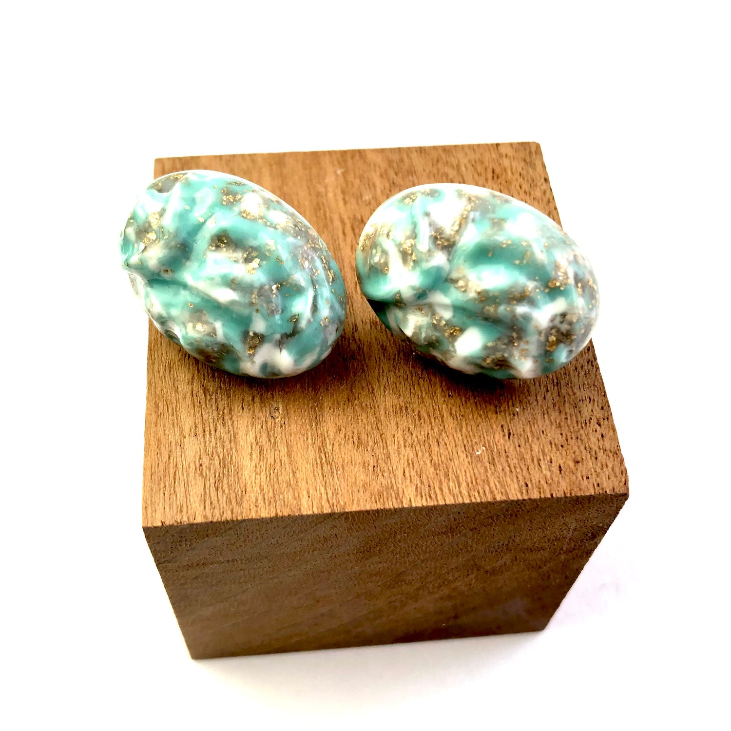 turquoise aventurine earrings