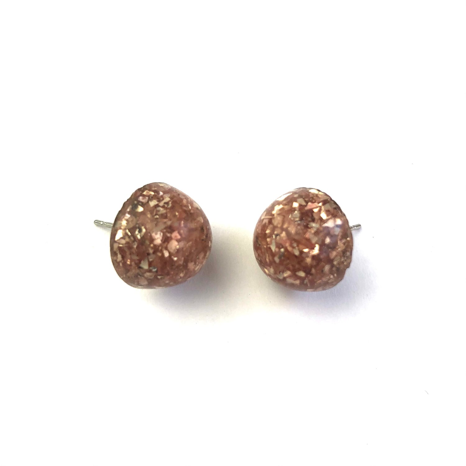 dusty pink earrings